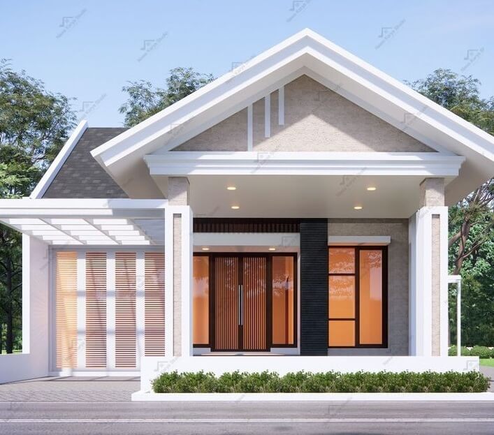 Dicor Beton ini 7 Model Dak Teras Rumah Minimalis Modern