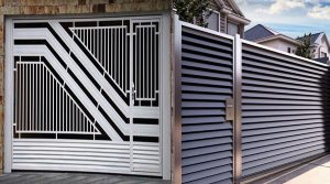 pagar stainless steel modern 2