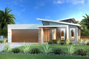 8. Rumah atap miring dua sisi